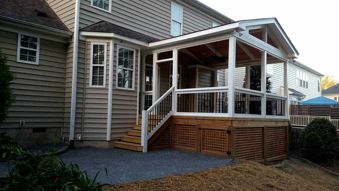 Wake Forest NC screen porch builder near me