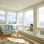 A 4 season sunroom allows for you to enjoy all the seasons, thanks to it's climate control!
